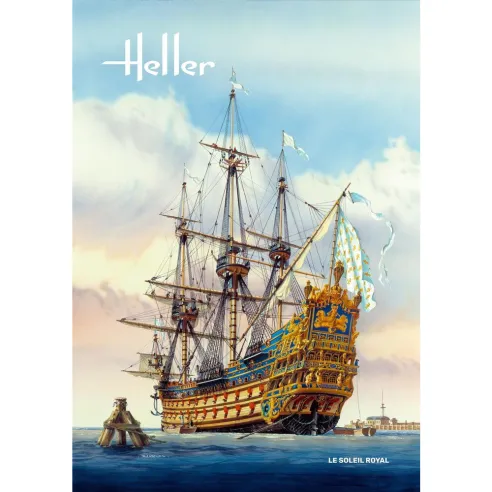 Maquette bateau Soleil Royal 1:100 - Heller 80899