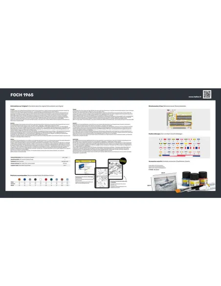 Maquette de bateau Foch 1:400 - Heller 81071 Maquette de bateau Foch 1:400 - Heller 81071