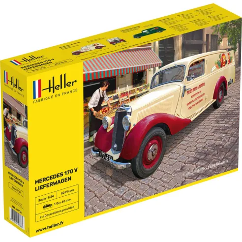 Maquette voiture Mb 170 Lieferwagen 1:24 - Heller 80736