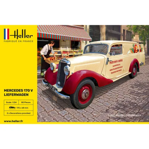 Maquette voiture Mb 170 Lieferwagen 1:24 - Heller 80736