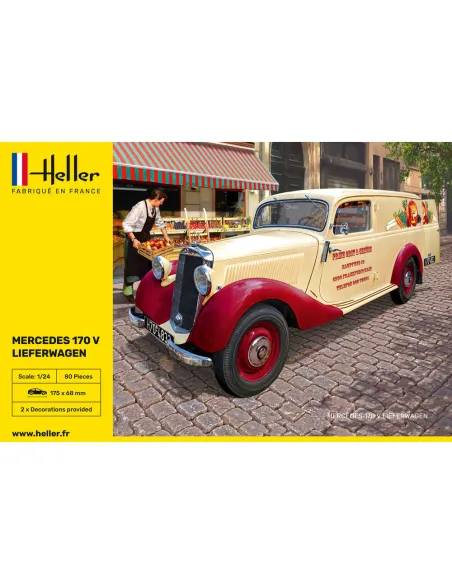 Maquette voiture Mb 170 Lieferwagen 1:24 - Heller 80736