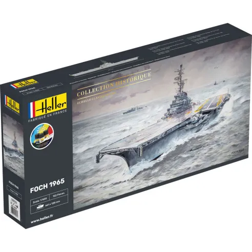 Maquette bateau Foch 1:400 - Starter Kit - Heller 57071