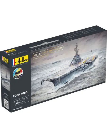 Maquette bateau Foch 1:400 - Starter Kit - Heller 57071 Maquette bateau Foch 1:400 - Starter Kit - Heller 57071