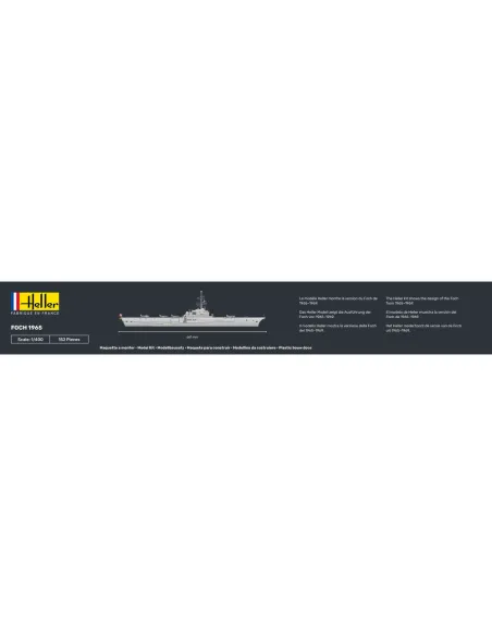 Maquette bateau Foch 1:400 - Starter Kit - Heller 57071 Maquette bateau Foch 1:400 - Starter Kit - Heller 57071