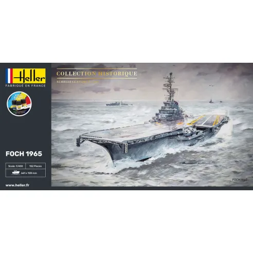 Maquette bateau Foch 1:400 - Starter Kit - Heller 57071