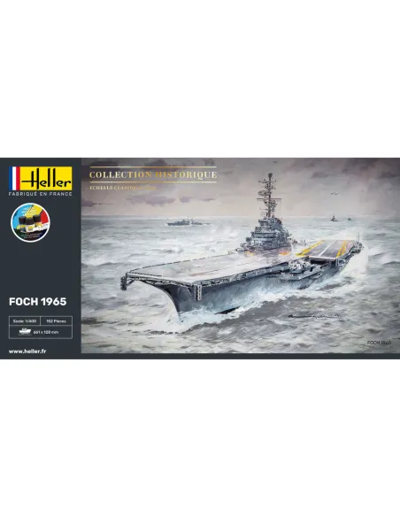Maquette bateau Foch 1:400 - Starter Kit - Heller 57071 Maquette bateau Foch 1:400 - Starter Kit - Heller 57071