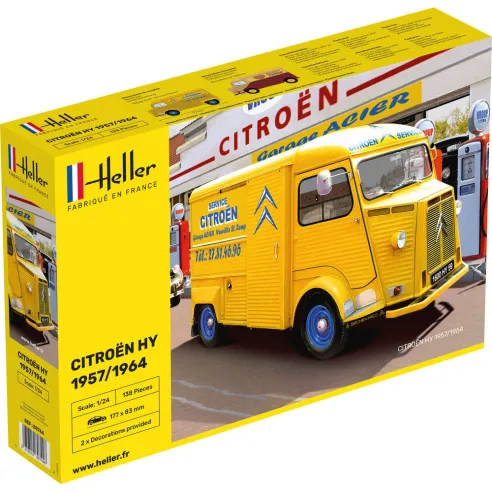 Maquette véhicule Citroen Hy 57/64 Service Citroen 1:24 - Heller 80744