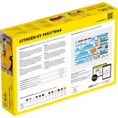 Maquette véhicule Citroen Type H 2 decorations 1:24 - Starter Kit - Heller 56744 2
