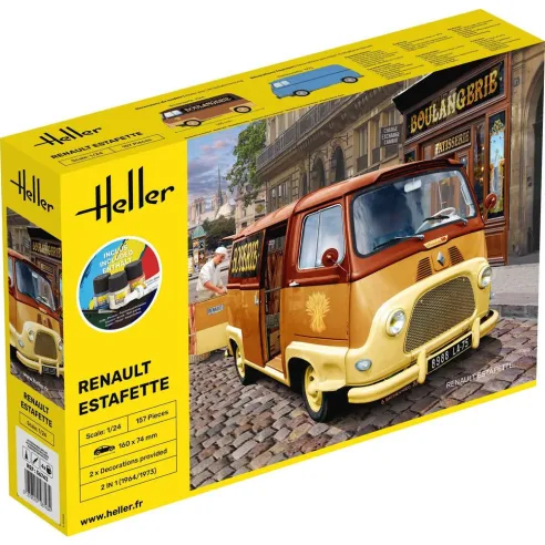 Maquette véhicule Renault Estafette New Mould 1:24 - Starter Kit - Heller 56743