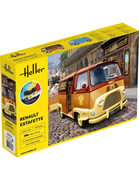 Maquette véhicule Renault Estafette New Mould 1:24 - Starter Kit - Heller 56743