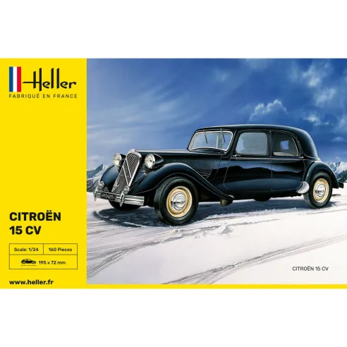 Maquette voiture Citroen 15 Cv 1:24 - Heller 80763