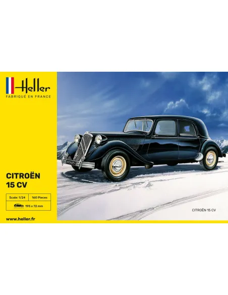 Maquette voiture Citroen 15 Cv 1:24 - Heller 80763