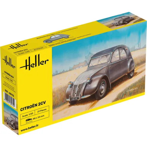 Maquette voiture Citroen 2 Cv 1:43 - Heller 80175