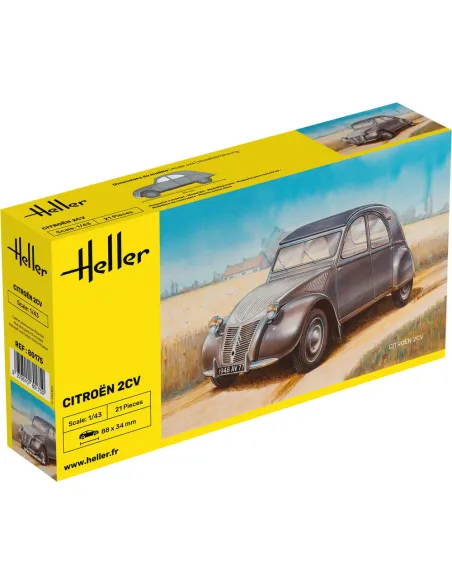 Maquette voiture Citroen 2 Cv 1:43 - Heller 80175
