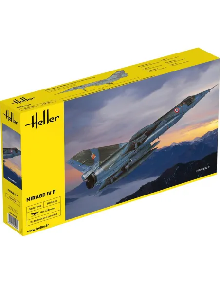Maquette d'avion Mirage Iv P 1:48 - Heller 80493
