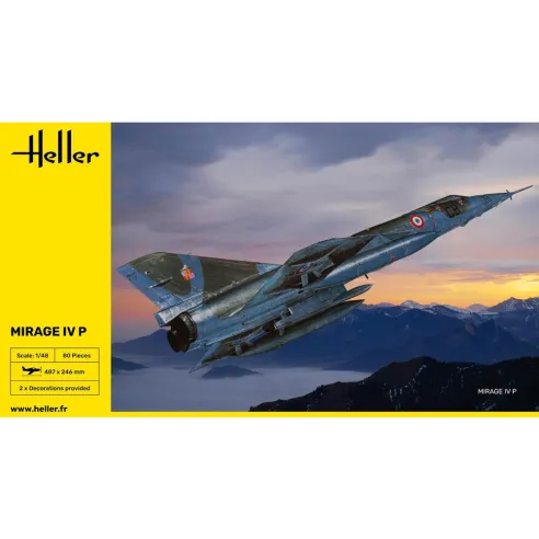 Maquette d'avion Mirage Iv P 1:48 - Heller 80493