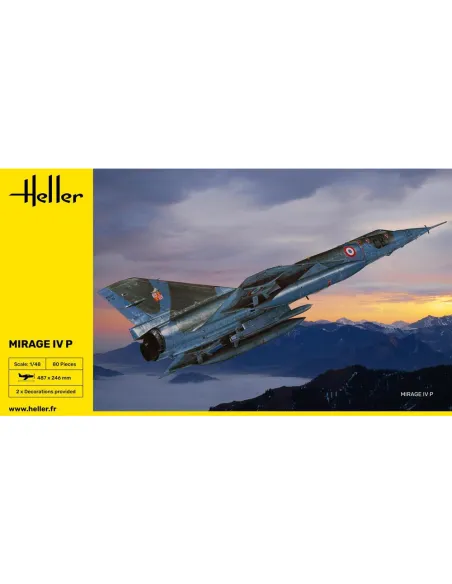 Maquette d'avion Mirage Iv P 1:48 - Heller 80493