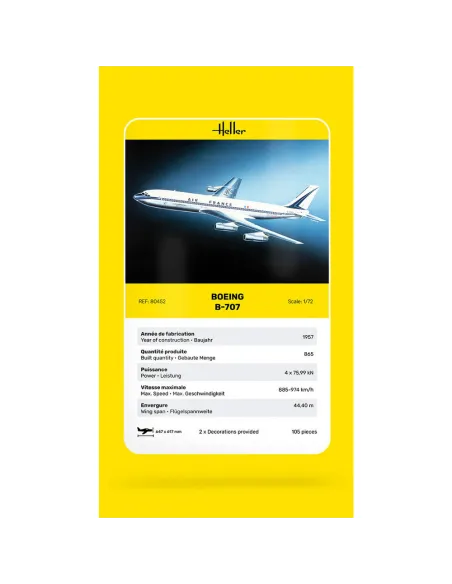 Maquette avion 707 Af 1:72 - Heller 80452