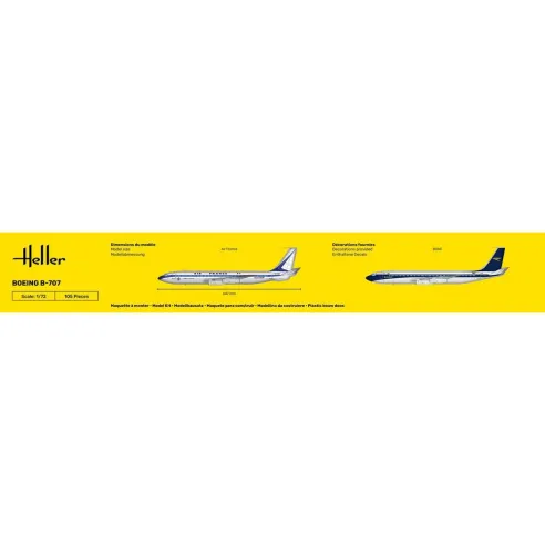 Maquette avion 707 Af 1:72 - Heller 80452