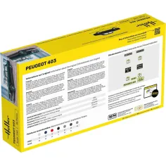 Maquette voiture Peugeot 403 1:43 - Starter Kit - Heller 56161 2