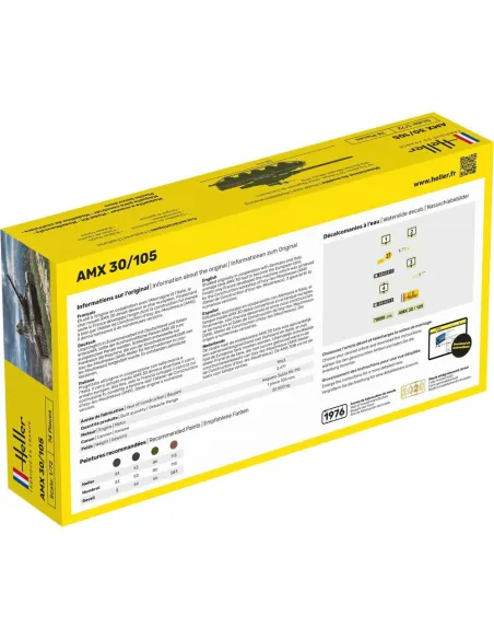 Maquette char Amx 30/105 1:72 - Heller 79899