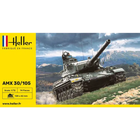 Maquette char Amx 30/105 1:72 - Heller 79899