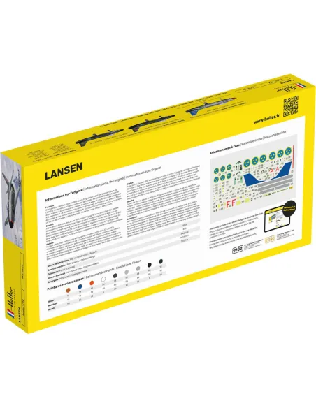 Maquette avion Lansen 1:72 - Heller 80343