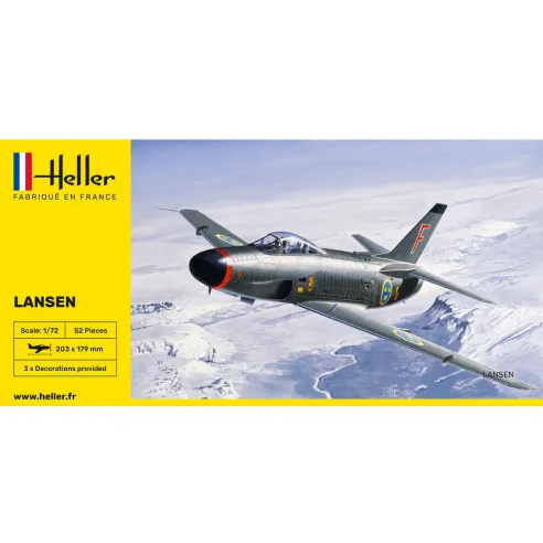 Maquette avion Lansen 1:72 - Heller 80343