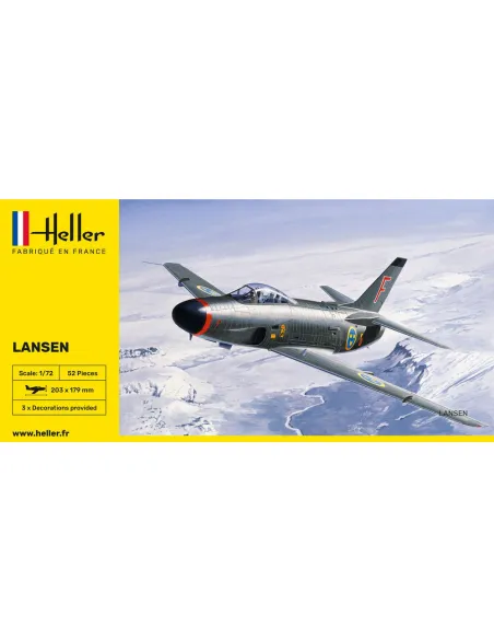 Maquette avion Lansen 1:72 - Heller 80343
