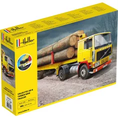 Maquette camion F12-20 & Timber Semi Trailer 1:32 - Starter Kit - Heller 57704