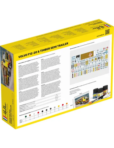 Maquette camion F12-20 & Timber Semi Trailer 1:32 - Starter Kit - Heller 57704