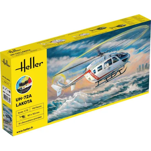 Uh-72A Lakota 1/72 - Starter Kit - Heller 56379