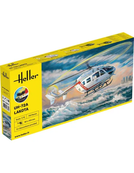 Uh-72A Lakota 1/72 - Starter Kit - Heller 56379