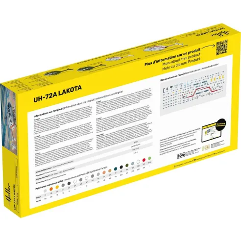 Uh-72A Lakota 1/72 - Starter Kit - Heller 56379