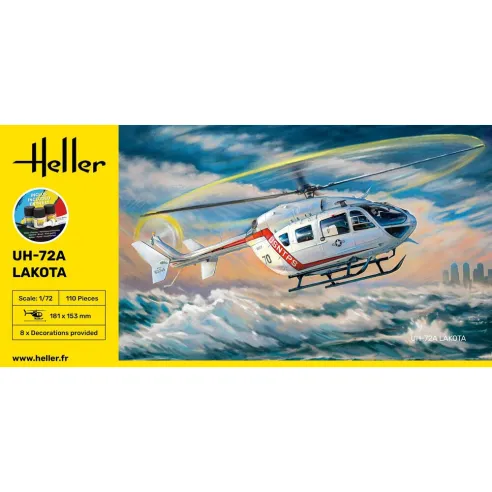 Uh-72A Lakota 1/72 - Starter Kit - Heller 56379