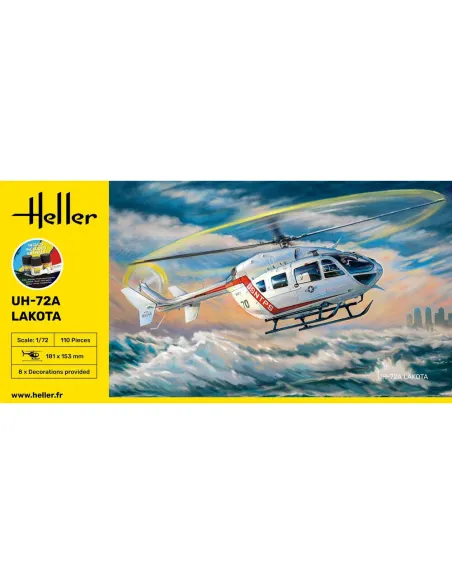 Uh-72A Lakota 1/72 - Starter Kit - Heller 56379