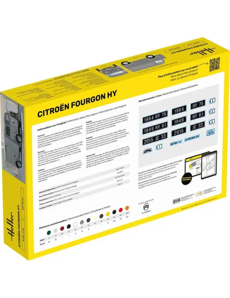 Maquette véhicule Citroen Fourgon Hy 1:24 - Heller 80768