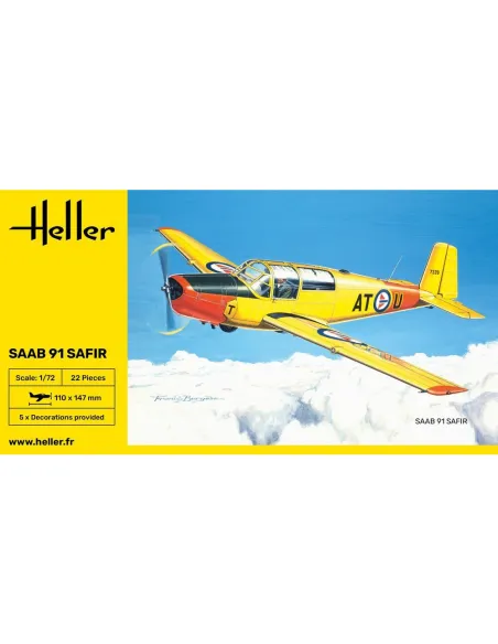Maquette avion Safir 91 1:72 - Heller 80287