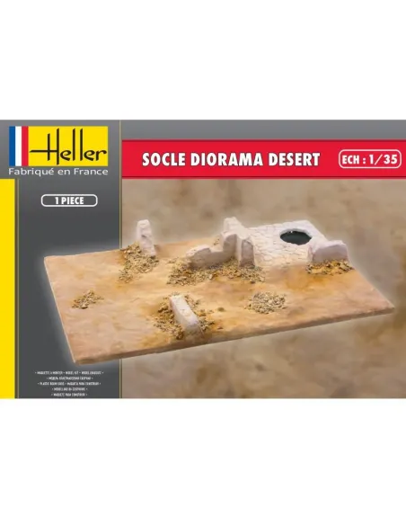 Accessoire Diorama Socle Diorama Desert 1:35 - Heller 81255