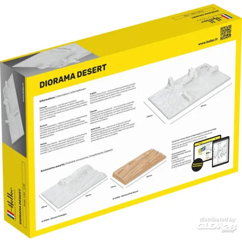 Accessoire Diorama Socle Diorama Desert 1:35 - Heller 81255