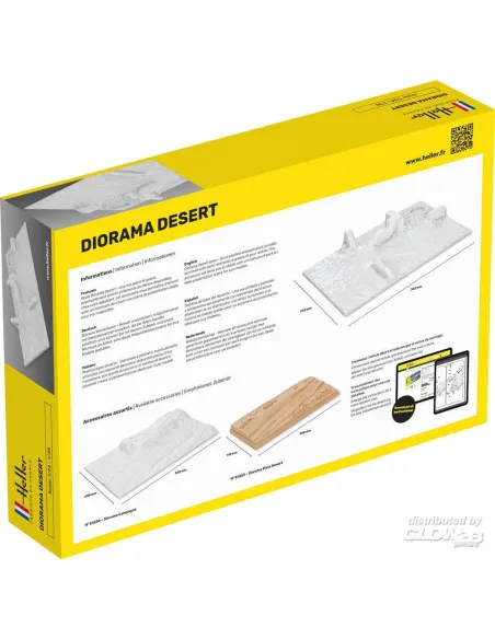 Accessoire Diorama Socle Diorama Desert 1:35 - Heller 81255