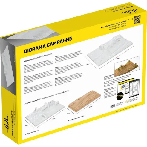Accessoire Diorama Socle Diorama Campagne 1:35 - Heller 81254