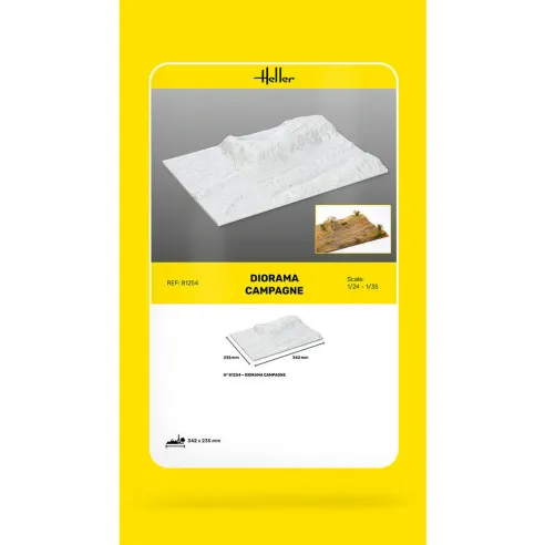 Accessoire Diorama Socle Diorama Campagne 1:35 - Heller 81254