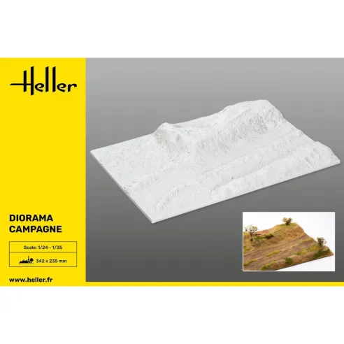 Accessoire Diorama Socle Diorama Campagne 1:35 - Heller 81254