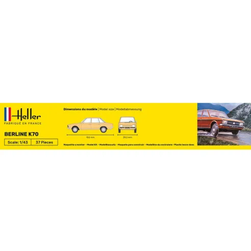 Maquette voiture 1:43 - Heller 80176