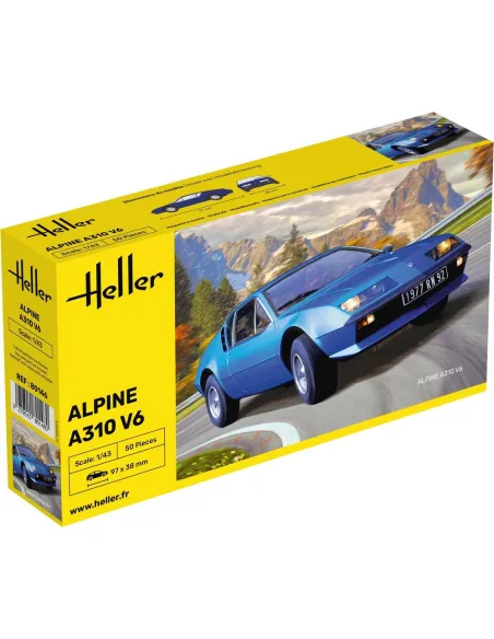 Maquette voiture Alpine A310 1:43 - Heller 80146