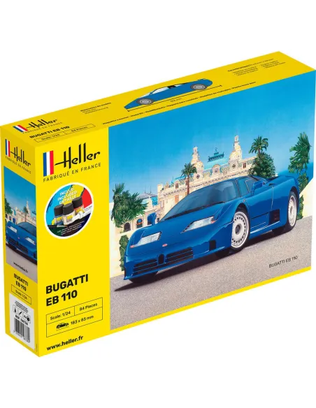 Maquette voiture Bugatti Eb 110 1:24 - Starter Kit - Heller 56738