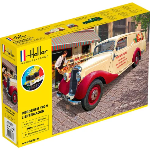 Maquette voiture Mb 170 Lieferwagen 1:24 - Starter Kit - Heller 56736