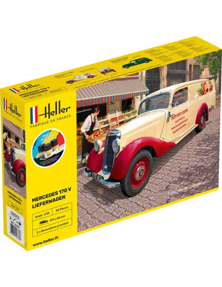 Maquette voiture Mb 170 Lieferwagen 1:24 - Starter Kit - Heller 56736