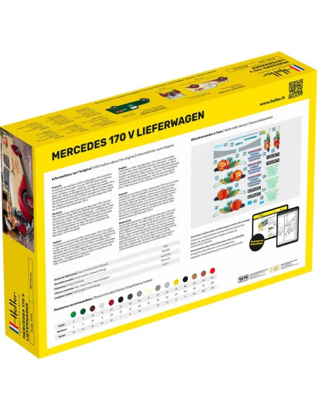 Maquette voiture Mb 170 Lieferwagen 1:24 - Starter Kit - Heller 56736